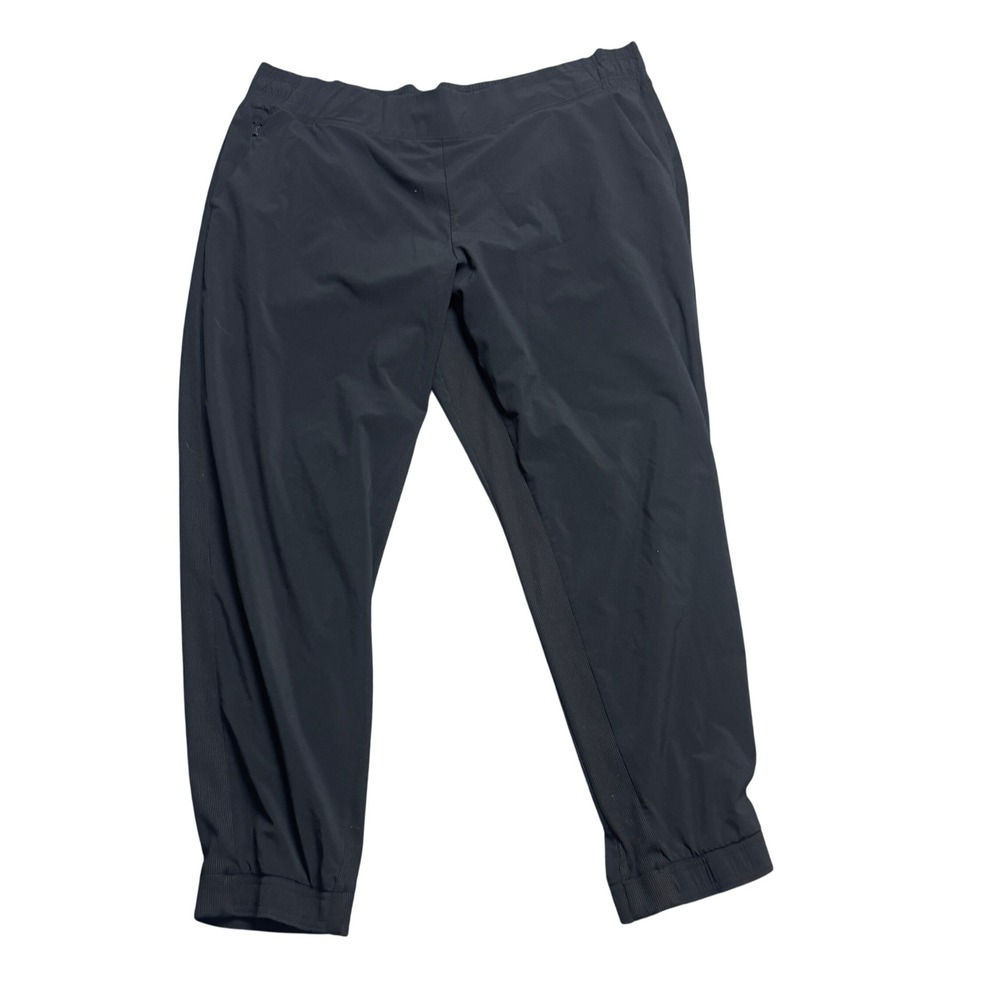 Athleta Brooklyn Jogger Black Pants Womens Plus Size 20 Lightweight Activewear
